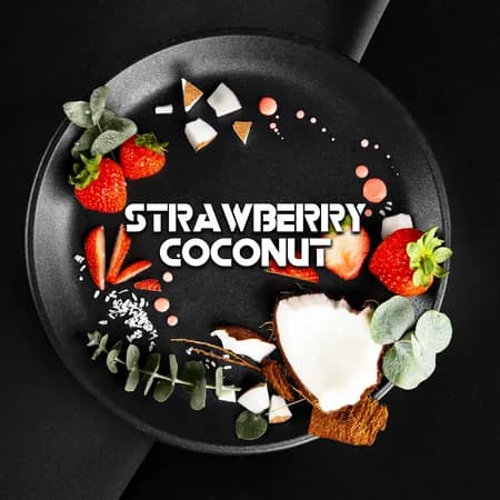 Изображение вкуса Клубника-кокос (Strawberry Coconut) от Black Burn