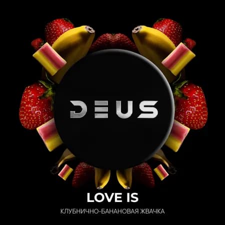 Изображение вкуса Клубнично-банановая жвачка (LOVE IS) от Deus